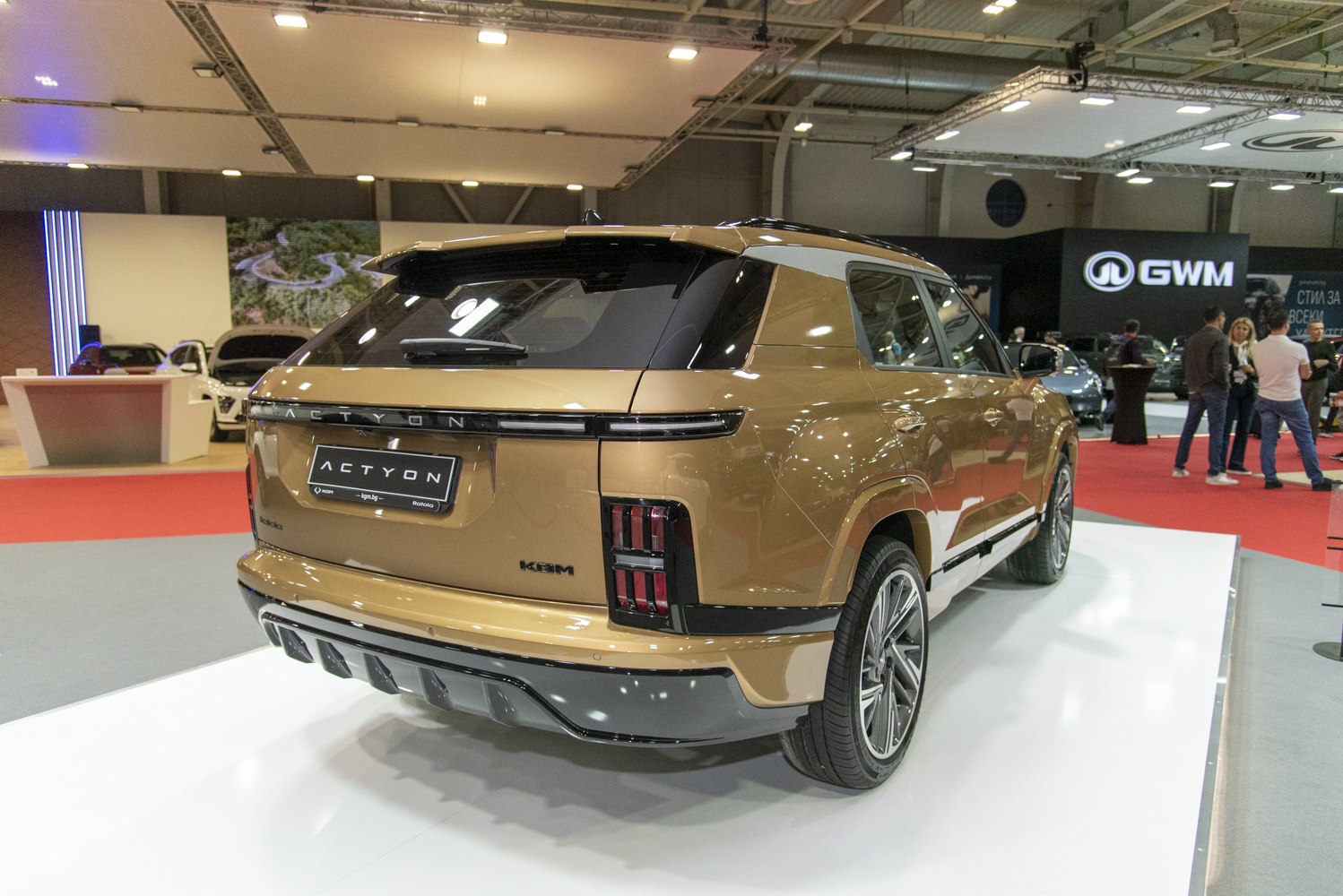 Rear and side view of a modern SUV with distinctive taillights and alloy wheels