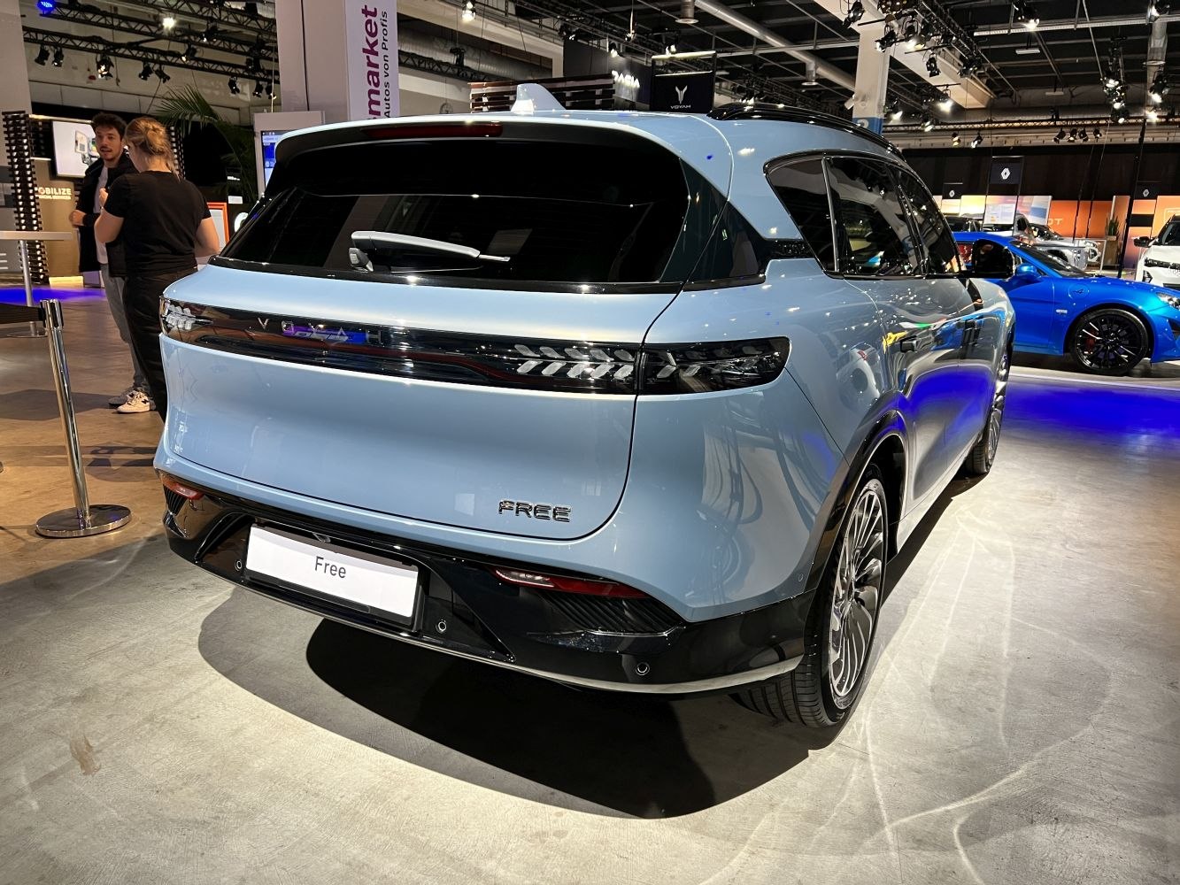 Rear design of SUV featuring LED tail lights and smooth contours