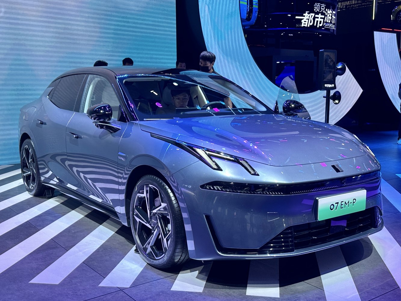 Sharp LED headlights and sporty alloy wheels with sleek front design