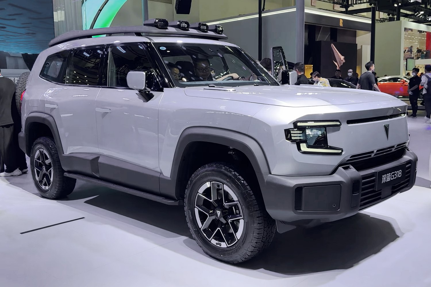 SUV with modern LED headlights and rugged off-road design