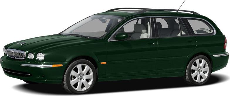 Sleek luxury estate wagon with elongated body and classic grille.