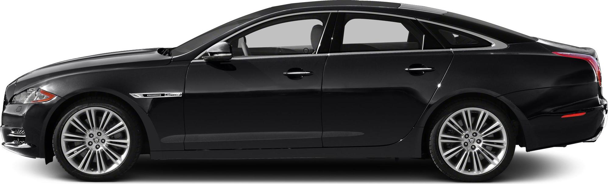 Side profile of luxury sedan with alloy wheels and sleek styling