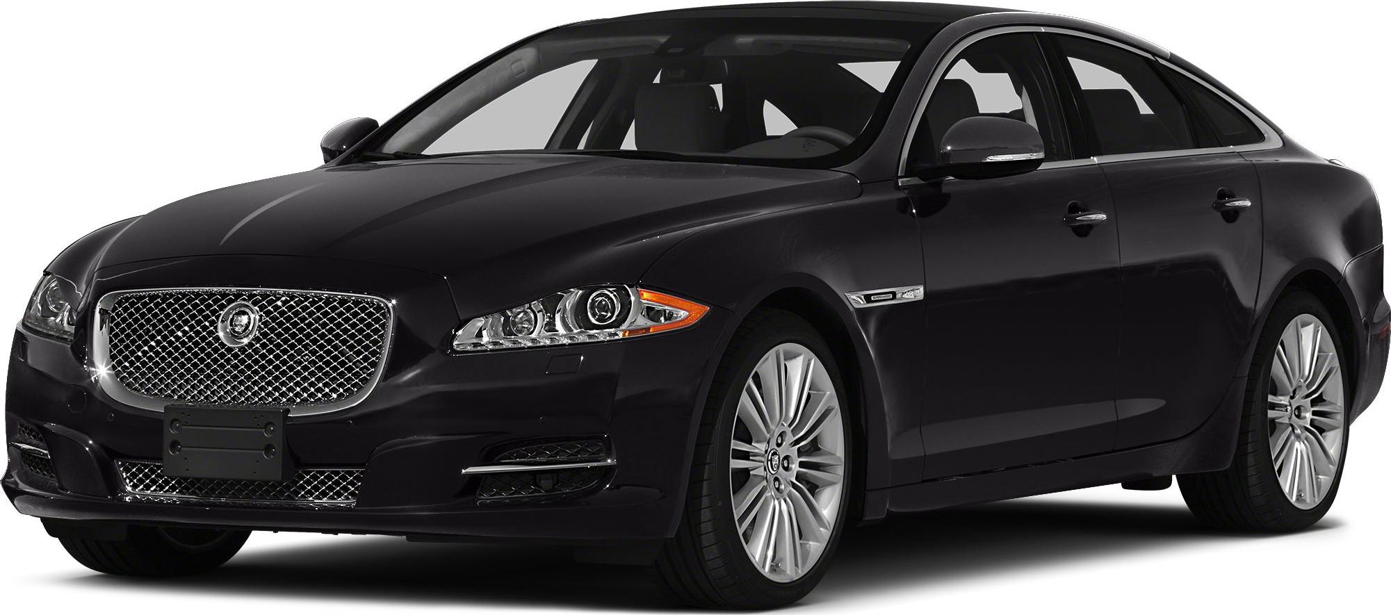 Front angled view of luxury sedan with chrome grille and alloy wheels