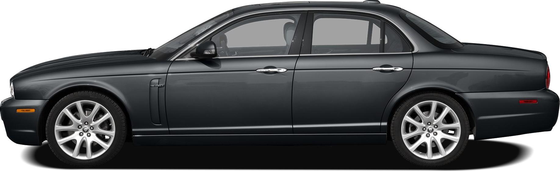 Sleek side profile of a luxury sedan with alloy wheels and smooth design lines