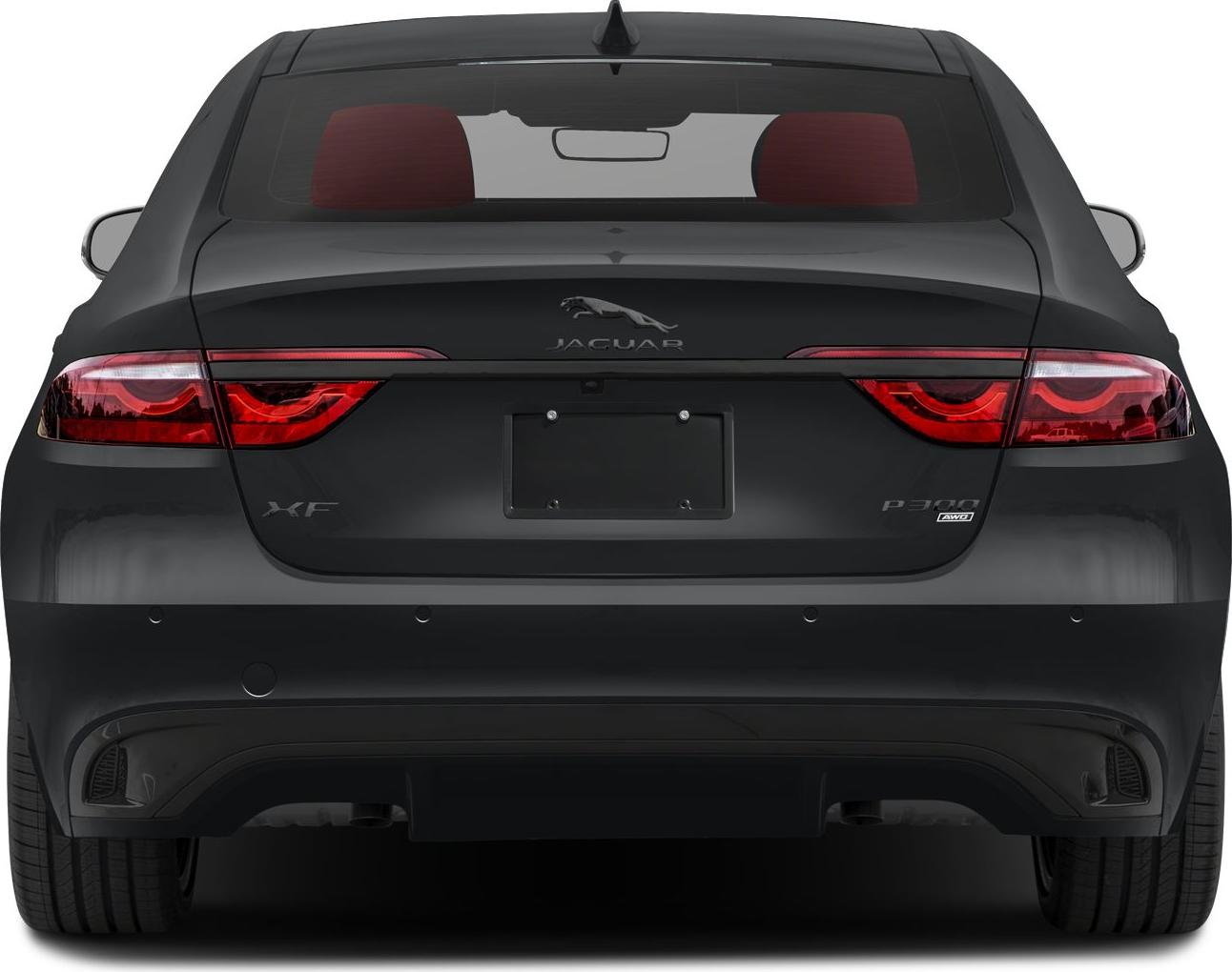 Rear view showing LED tail lights and sleek design