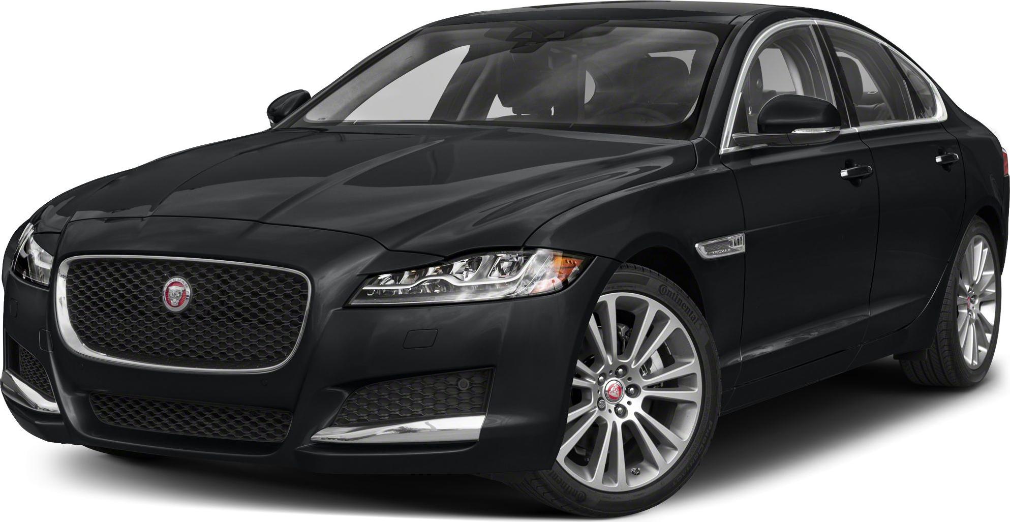 Jaguar XF X260 front grille and LED headlights close-up