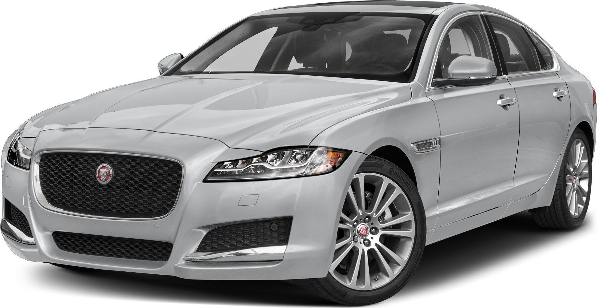 Luxury sedan front grille and headlight side view
