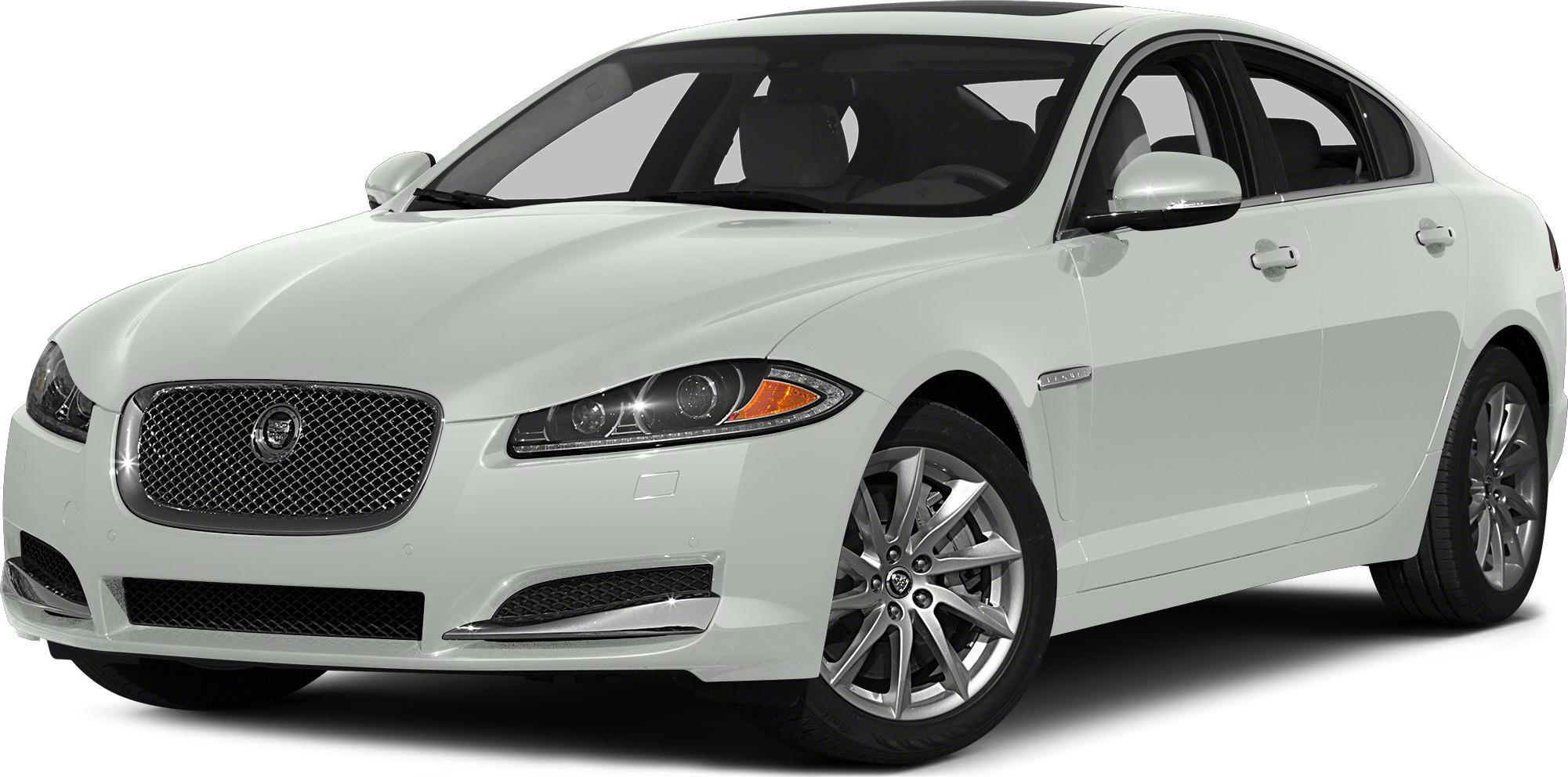 Luxury sedan front view with mesh grille and alloy wheels