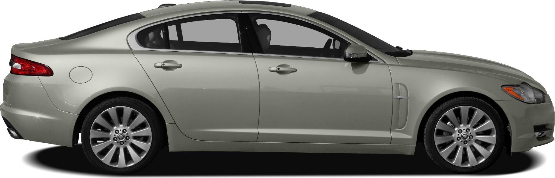 Sleek side profile sedan with alloy wheels and four doors