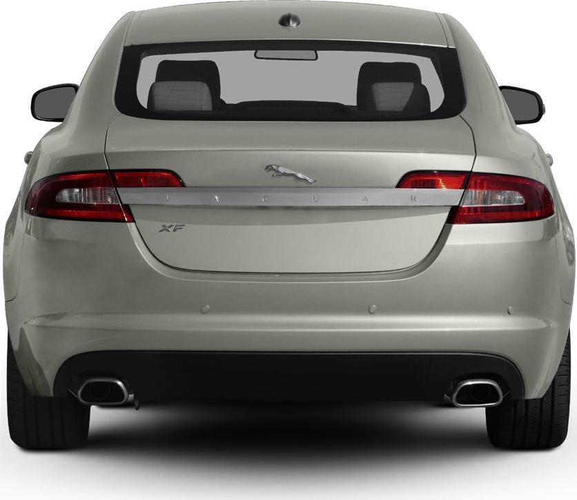 Rear design with dual exhausts and sleek tail lights