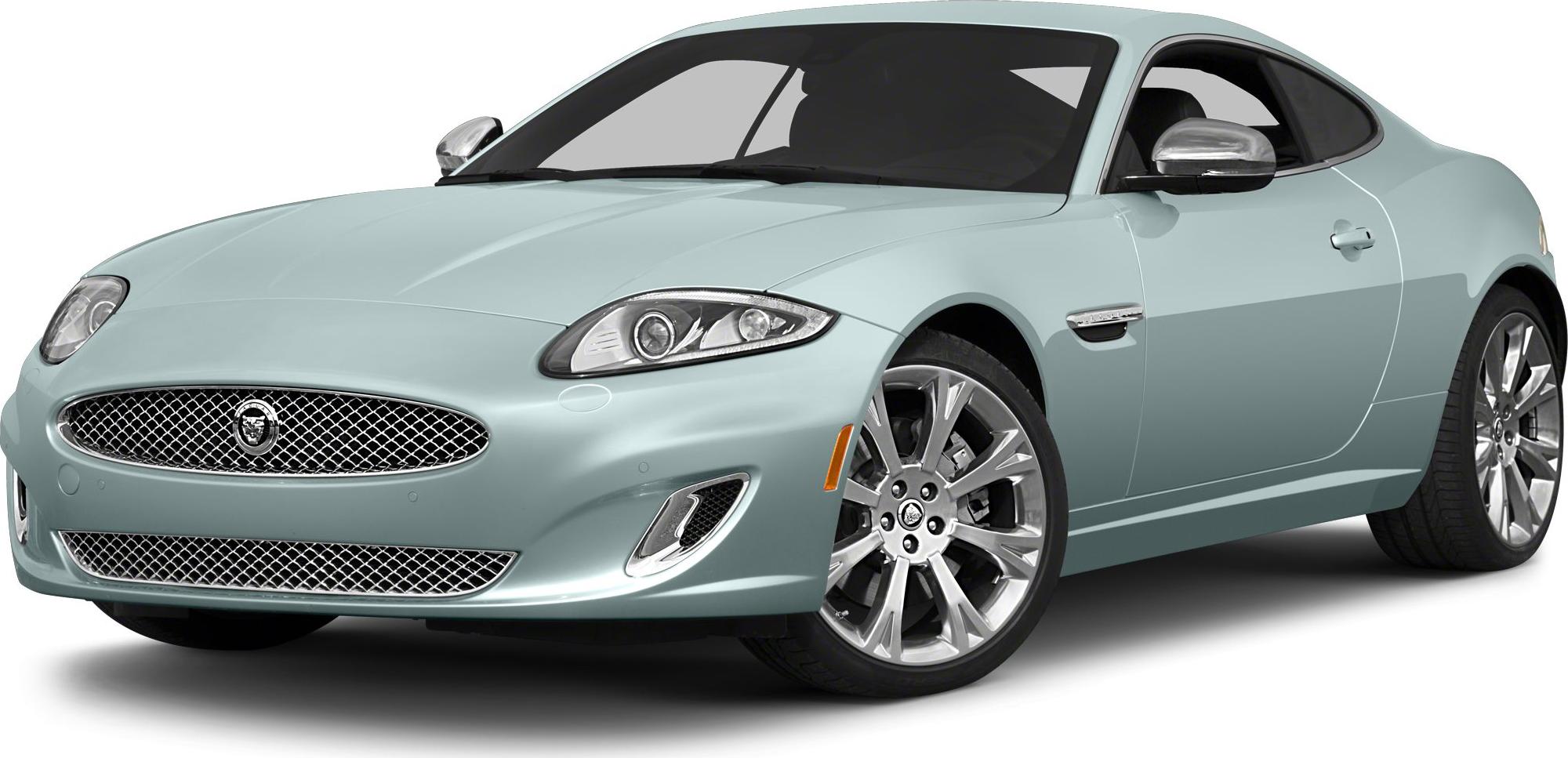 Front view of a coupe with mesh grille and polished alloy wheels