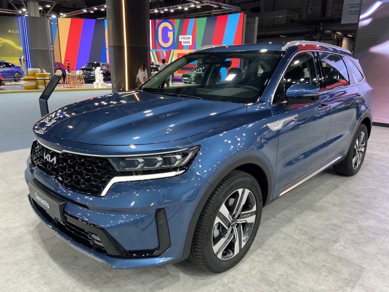Modern SUV front with LED headlights and alloy wheels