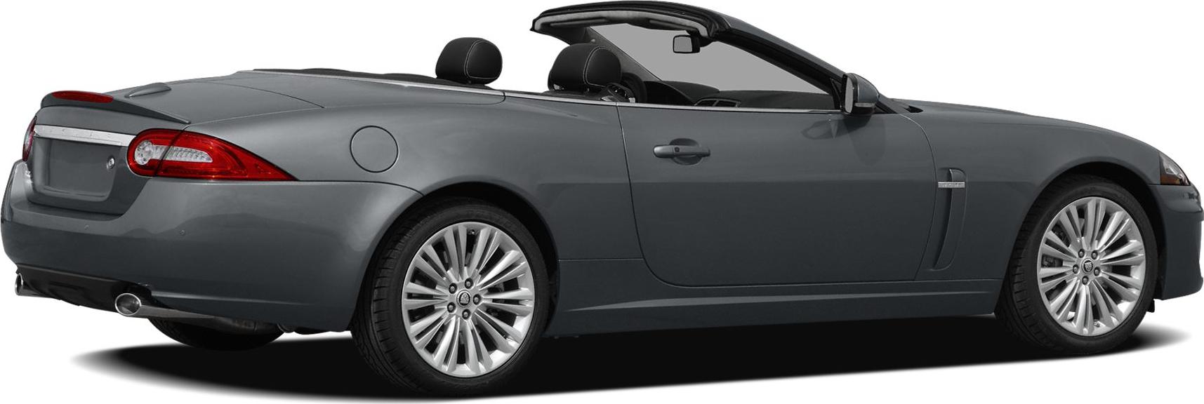 Rear side view of convertible with alloy wheels and sleek rear design