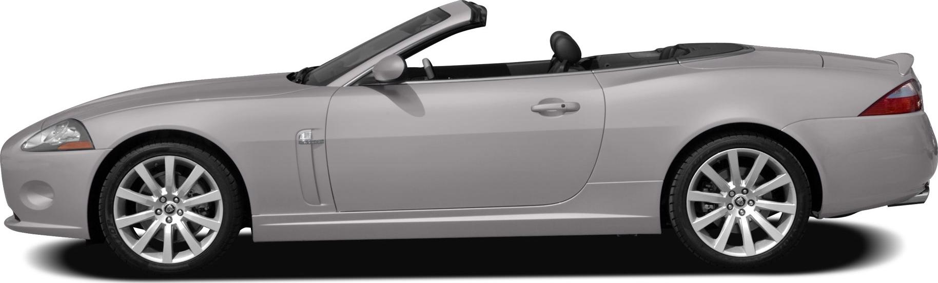 Side view of a convertible with open roof and stylish alloy wheels