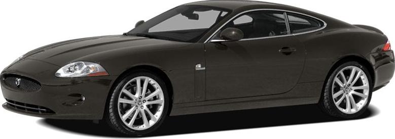 Side front view of sleek sports coupe with alloy wheels