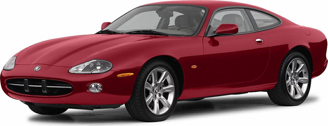 Sleek red coupe with aerodynamic front and alloy wheels