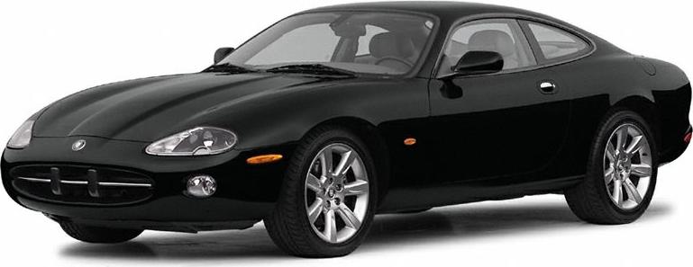 Front three-quarter view of sleek sporty coupe with smooth lines and alloy wheels