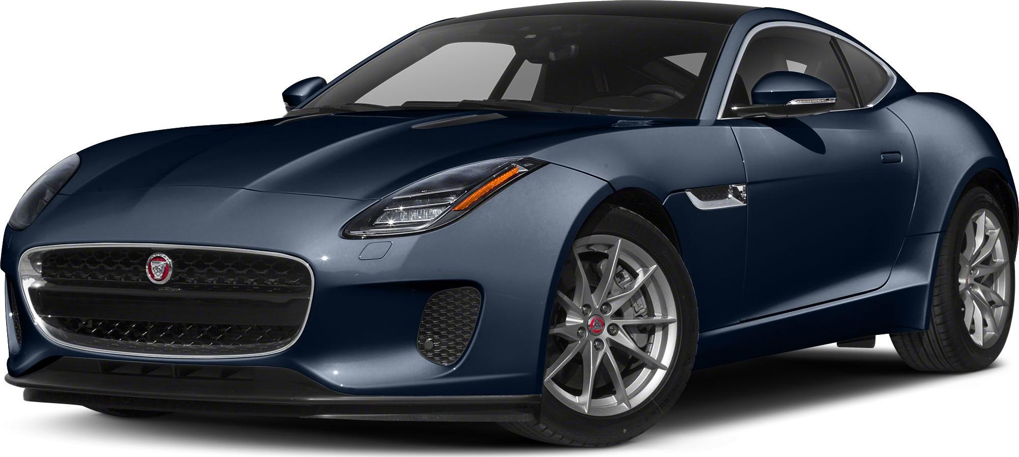 Front view with sleek headlights and distinctive grille
