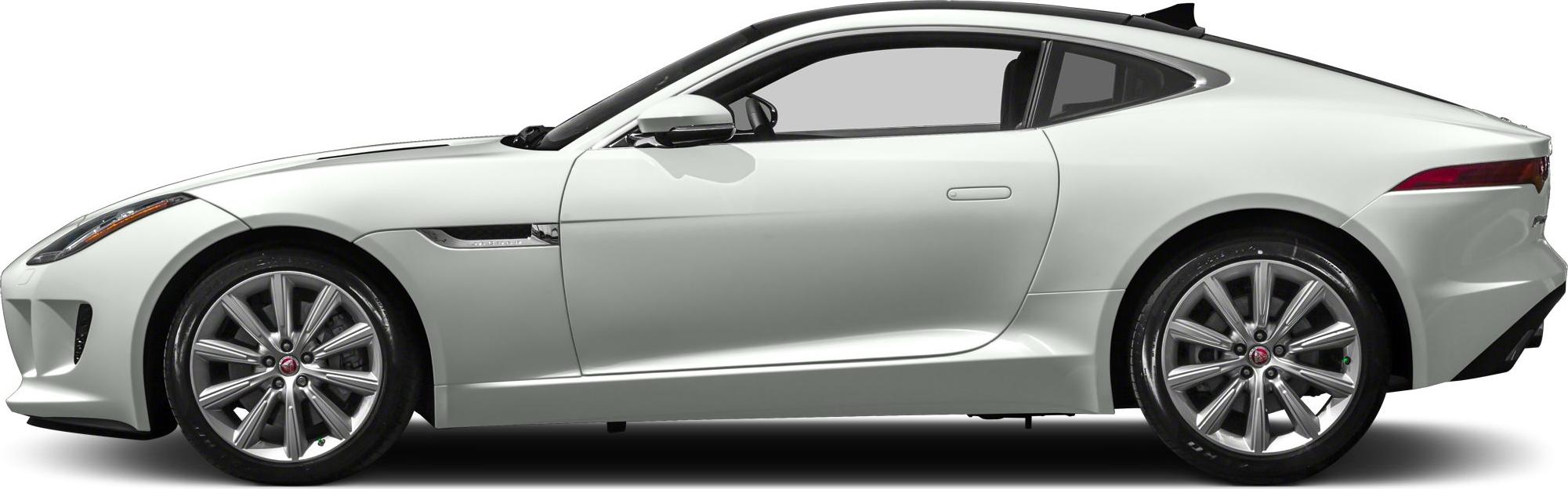 Side profile of a sports coupe with sleek aerodynamic lines and alloy wheels