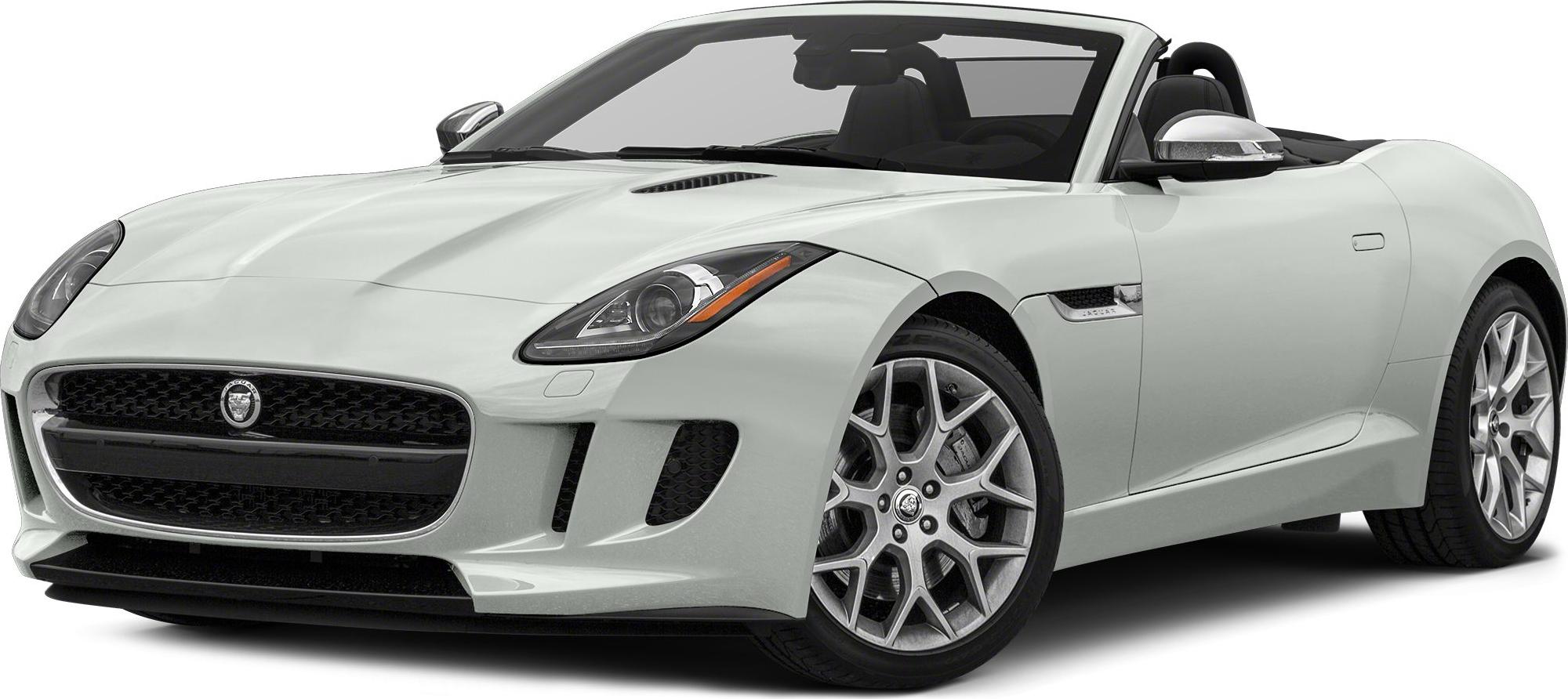 Front view of convertible with distinctive grille and alloy wheels