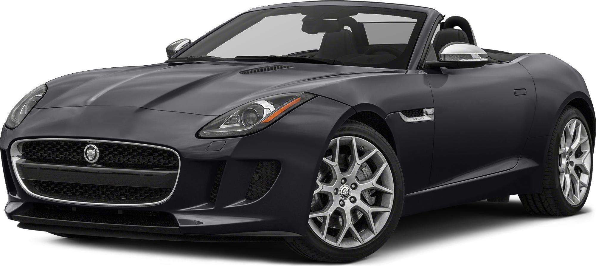Front and side view of a sleek convertible with alloy wheels