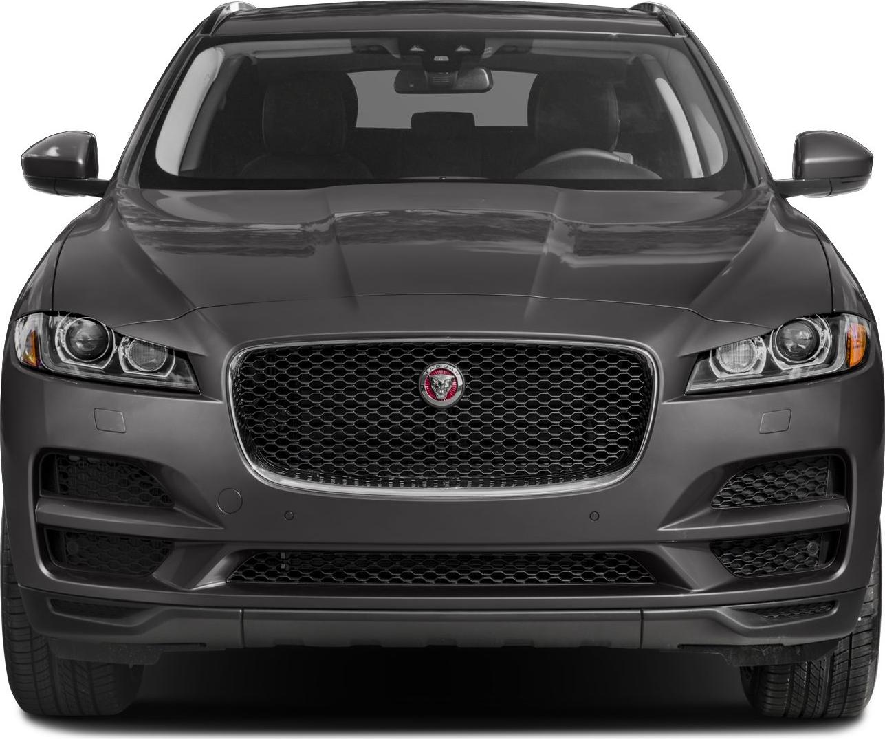 Front view with distinctive grille and headlights