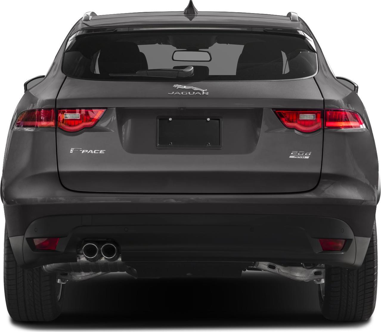 Rear view with tail lights, dual exhaust, and rear windshield wiper