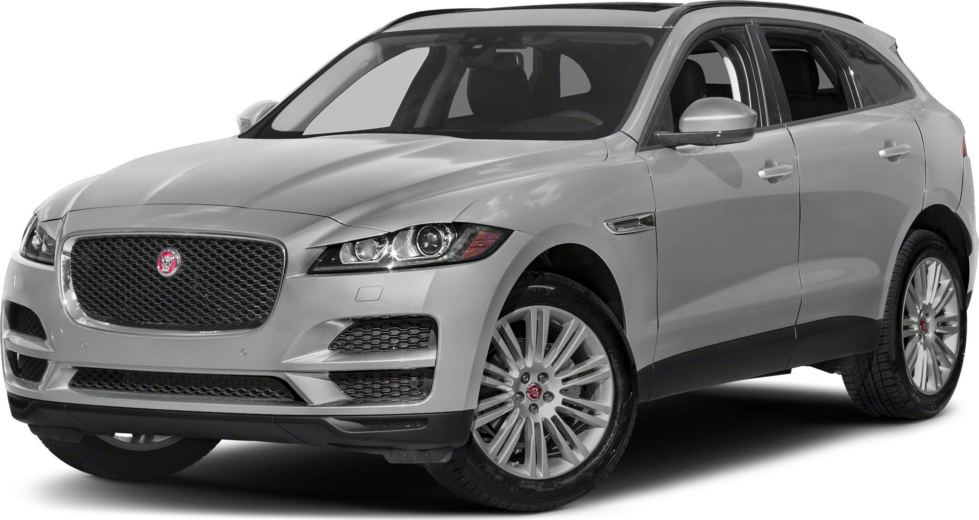 Front and side view of an SUV with detailed grille and headlights