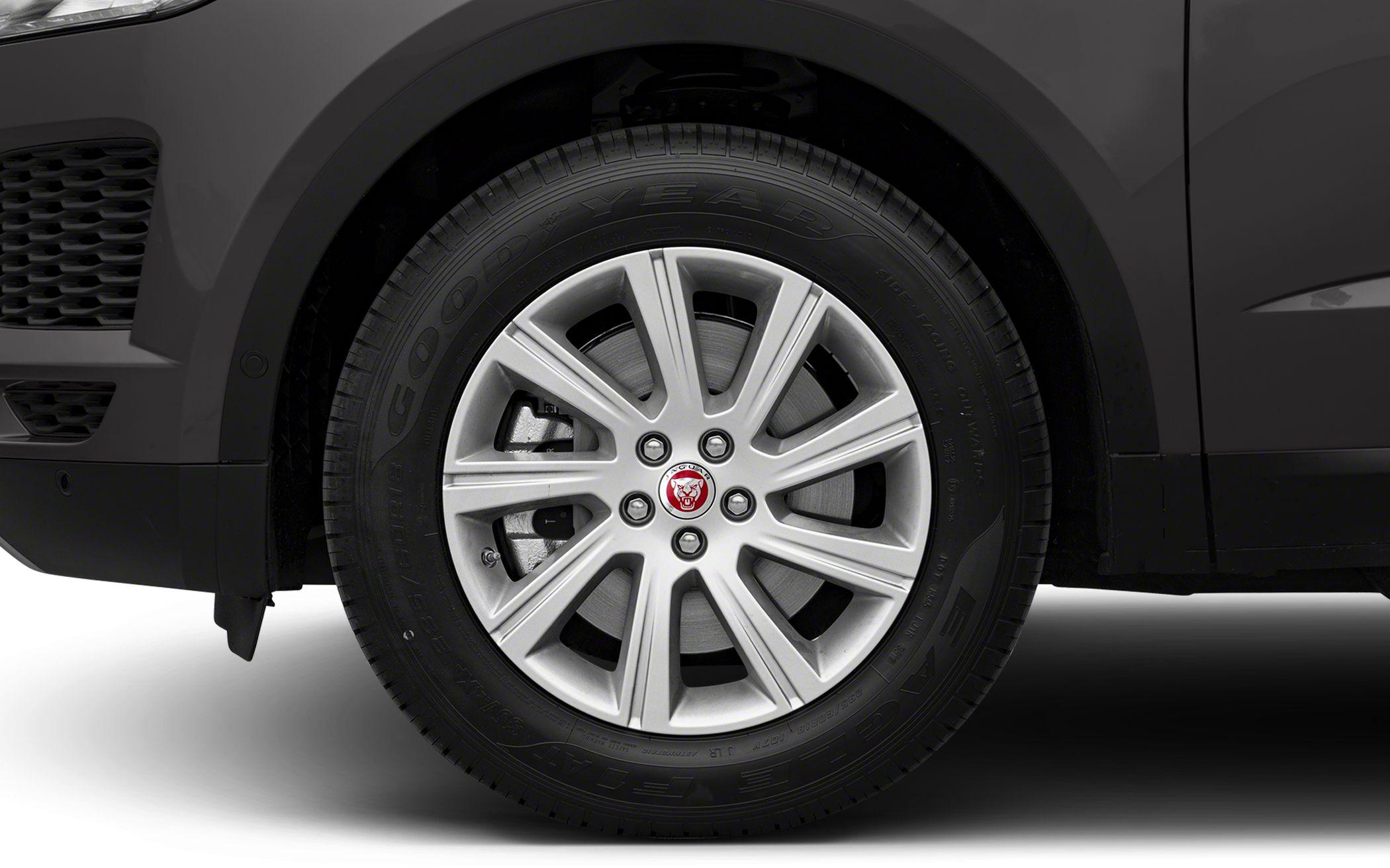 Jaguar E-Pace alloy wheel with Goodyear tire