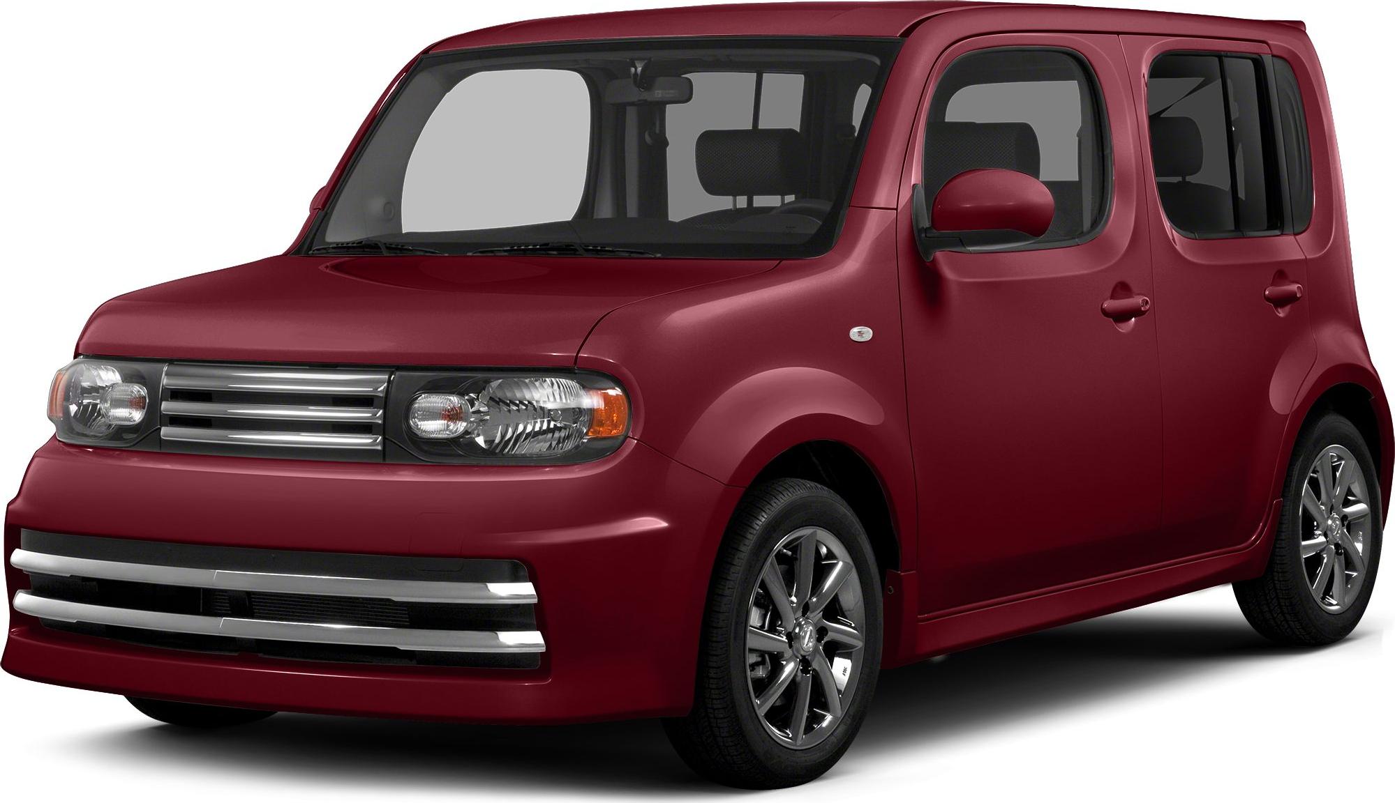 Boxy front angle view with chrome grille and distinctive headlights.