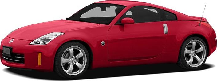 Red sports coupe with alloy wheels and aerodynamic two-door design