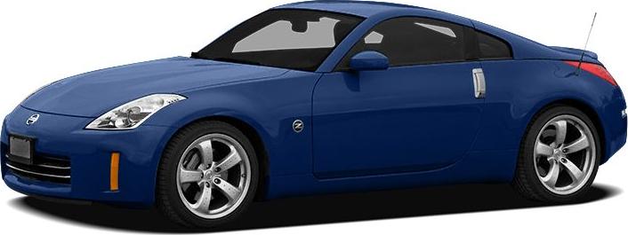 Blue sports coupe side profile with front and alloy wheel details