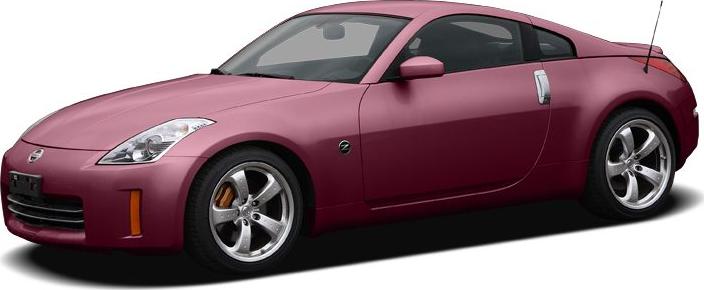 Front side view of a sports coupe with alloy wheels and sleek design