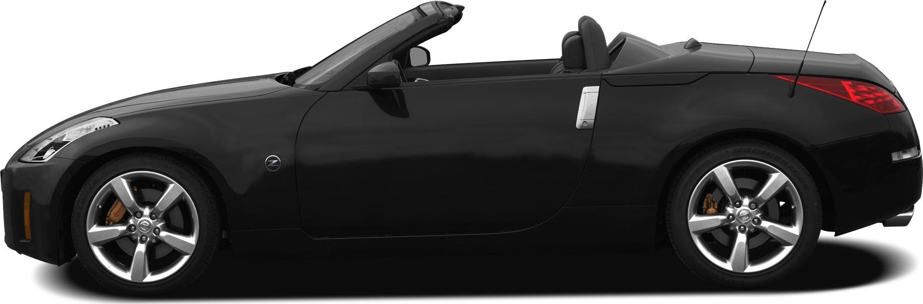 Convertible with sleek side profile and alloy wheels