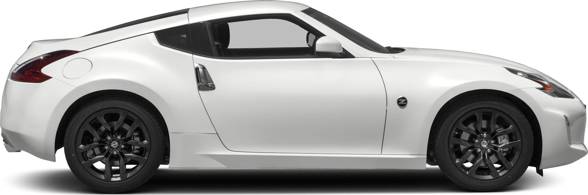 Side profile of sleek sports coupe with black multi-spoke alloy wheels