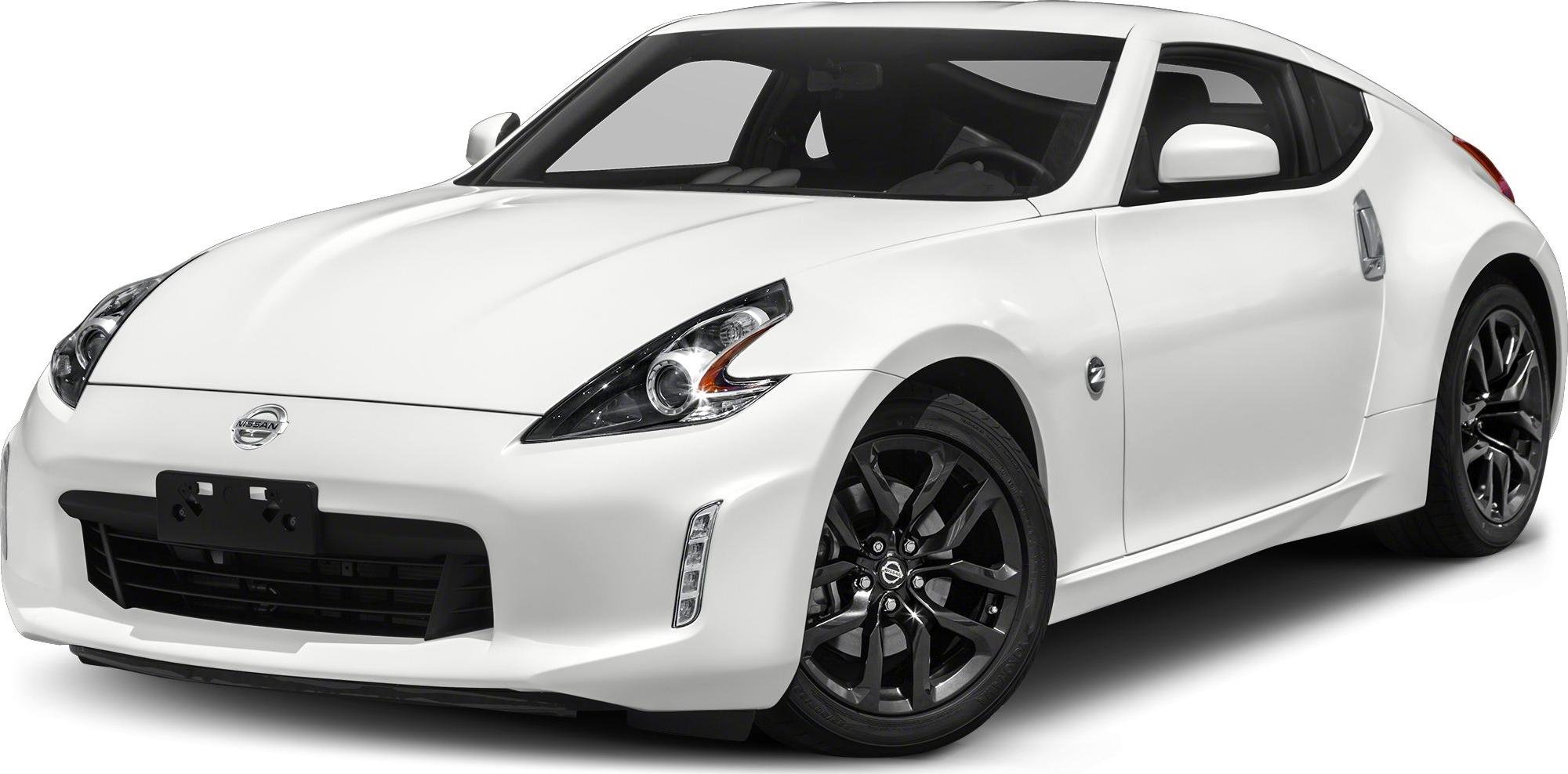 White sports coupe with LED headlights and black wheels from front angle