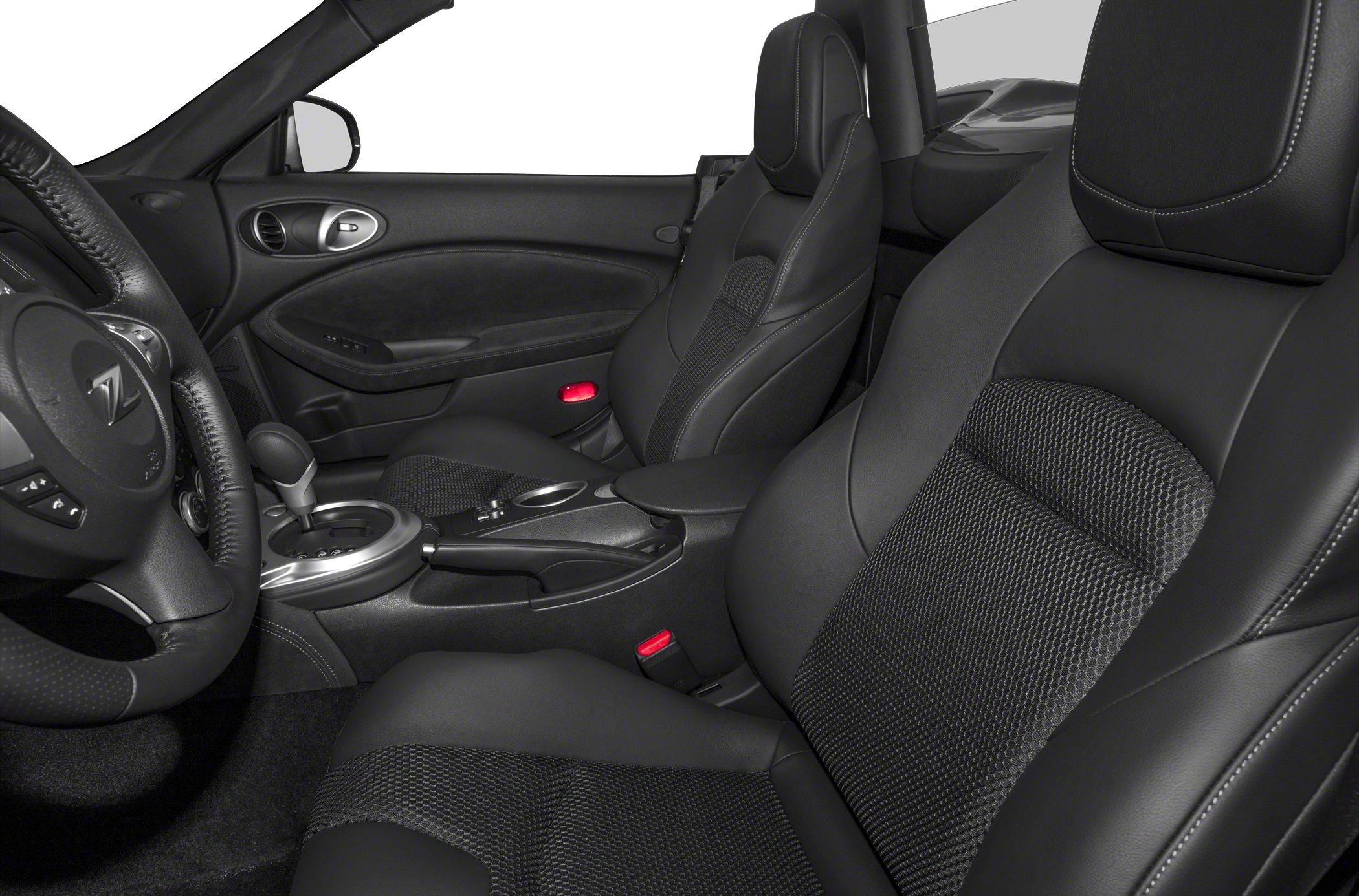 Premium sports car seats and detailed dashboard interior