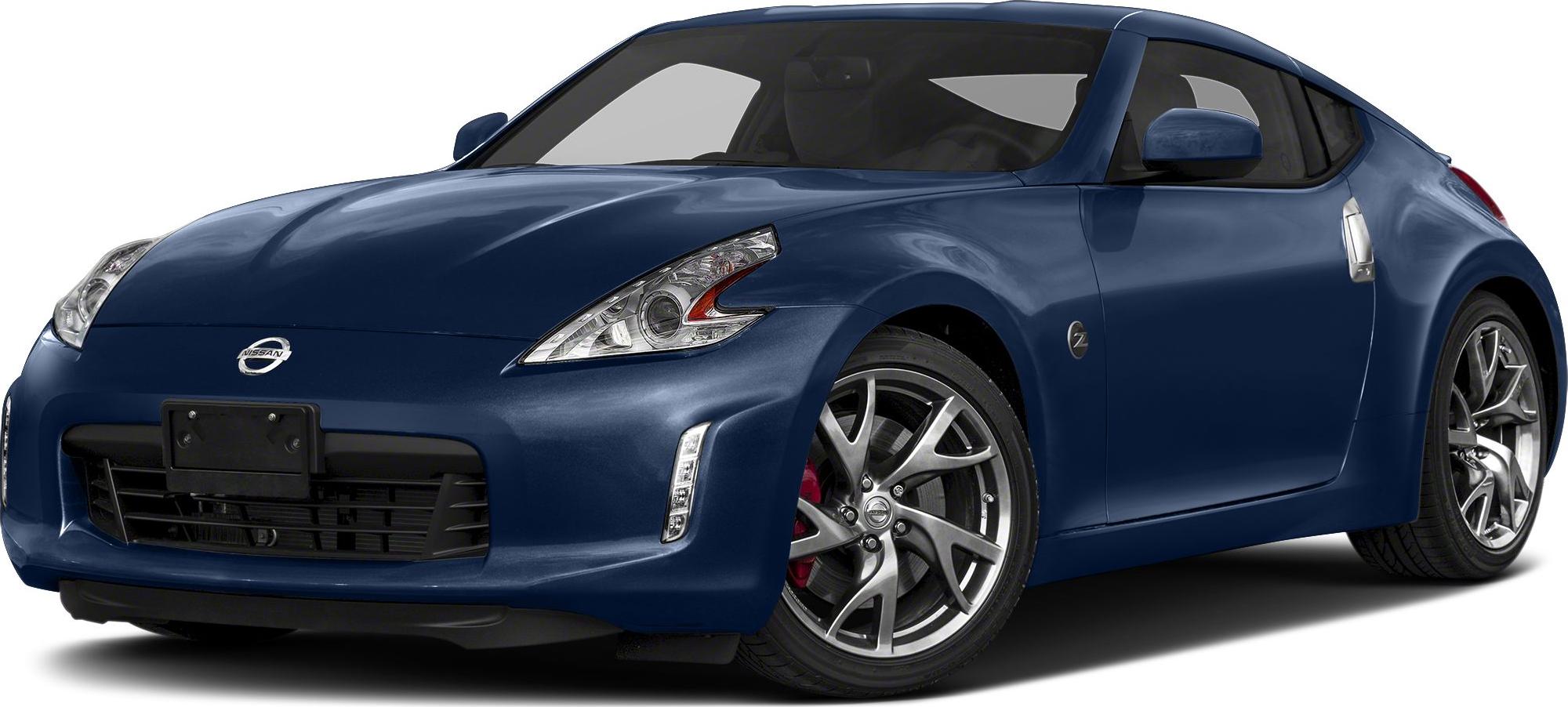 Front and side view of a sporty coupe with alloy wheels