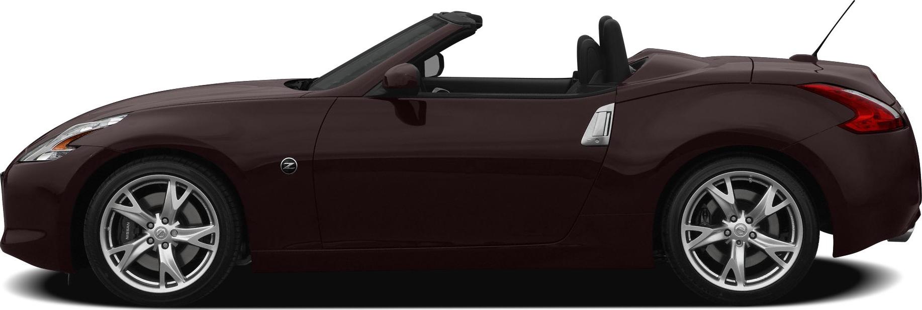 Side view of a convertible sports coupe with alloy wheels