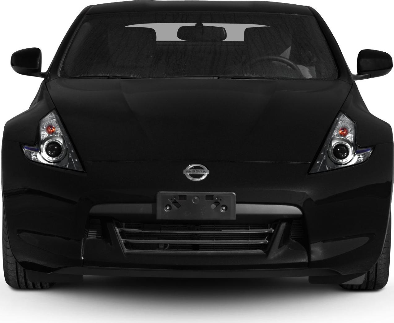 Sporty front view with distinct headlights and aerodynamic fascia