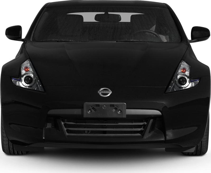 Aggressive headlights and aerodynamic front fascia