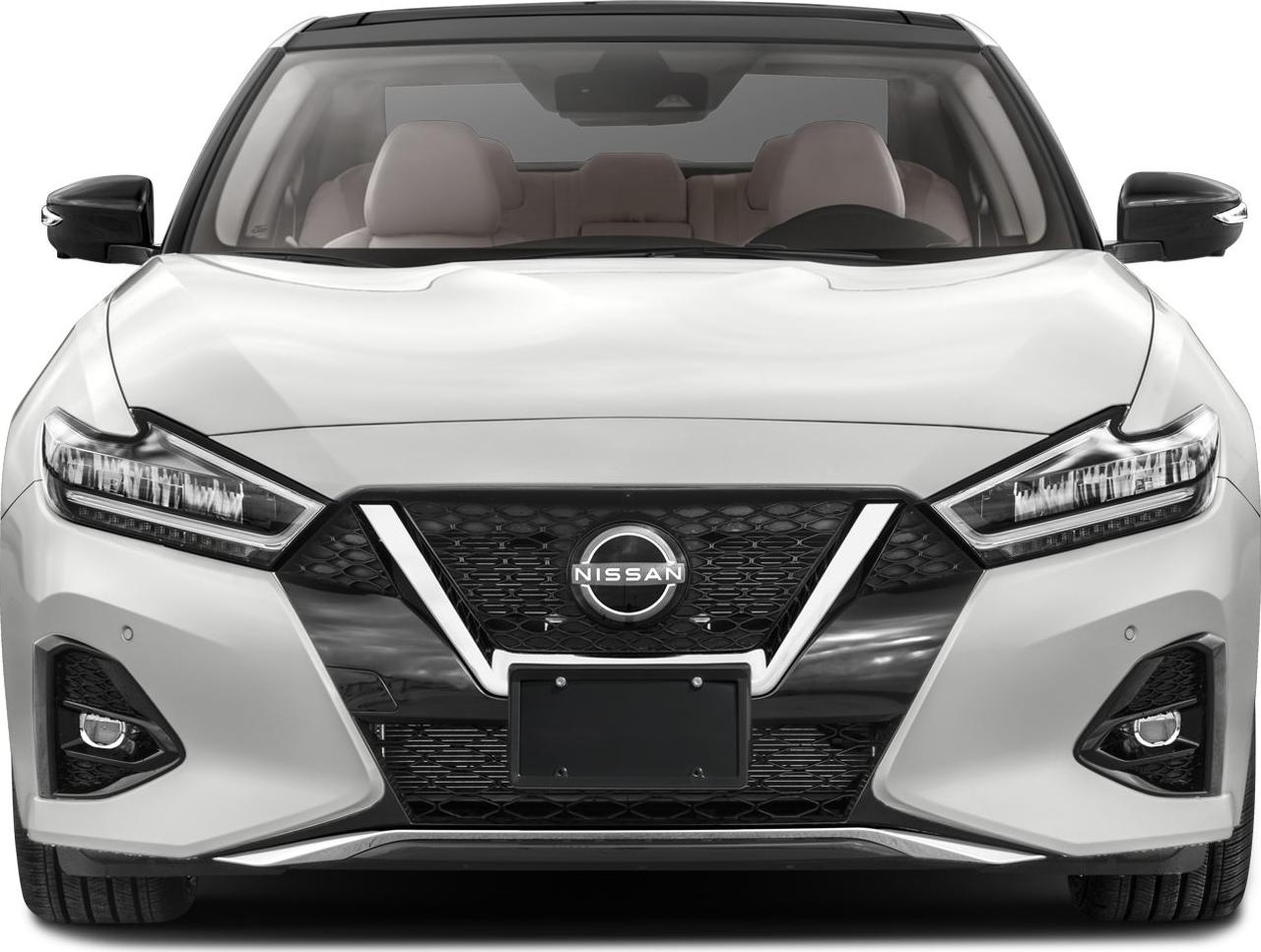 Aggressive LED headlights and V-motion grille design
