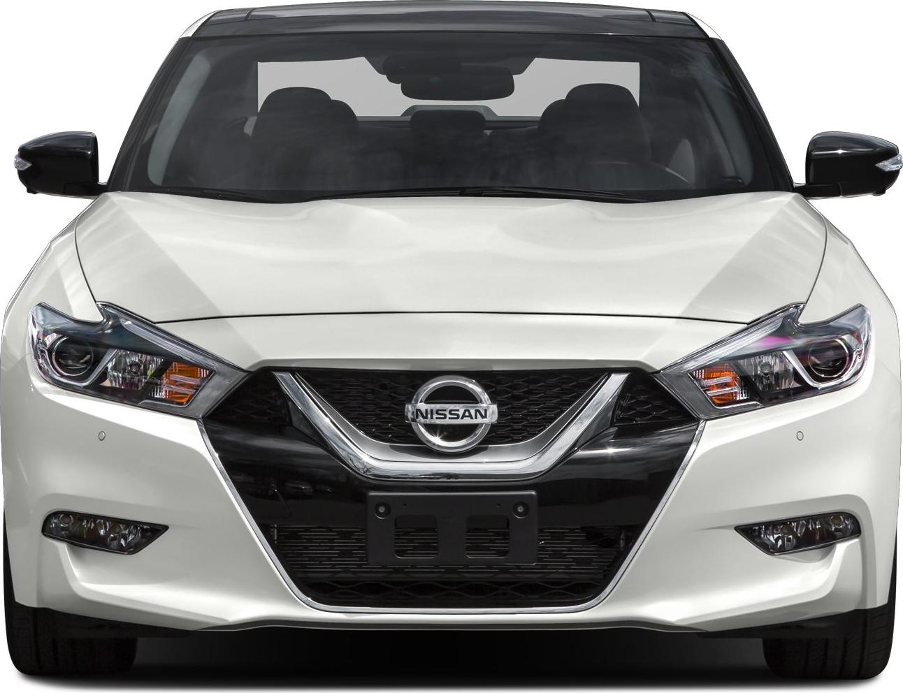 Front grille and headlights of a car with fog lights