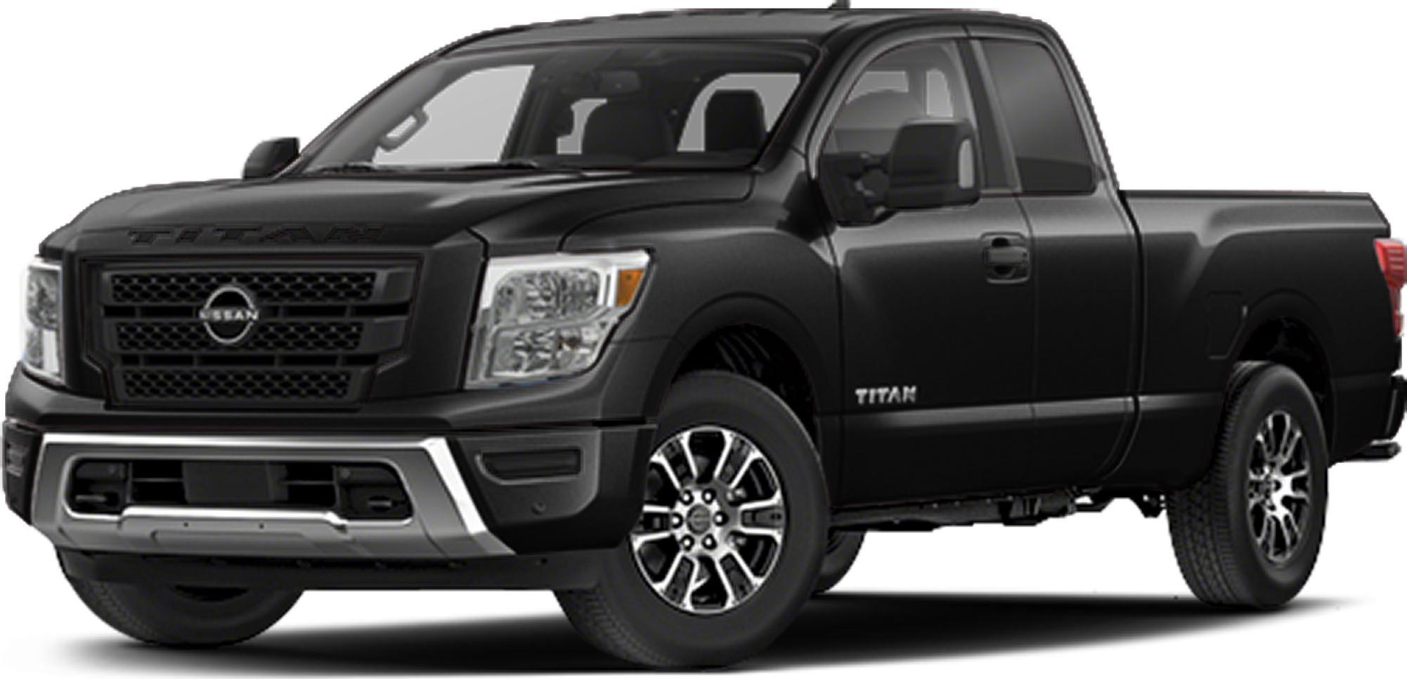 Front view of pickup with bold grille and alloy wheels
