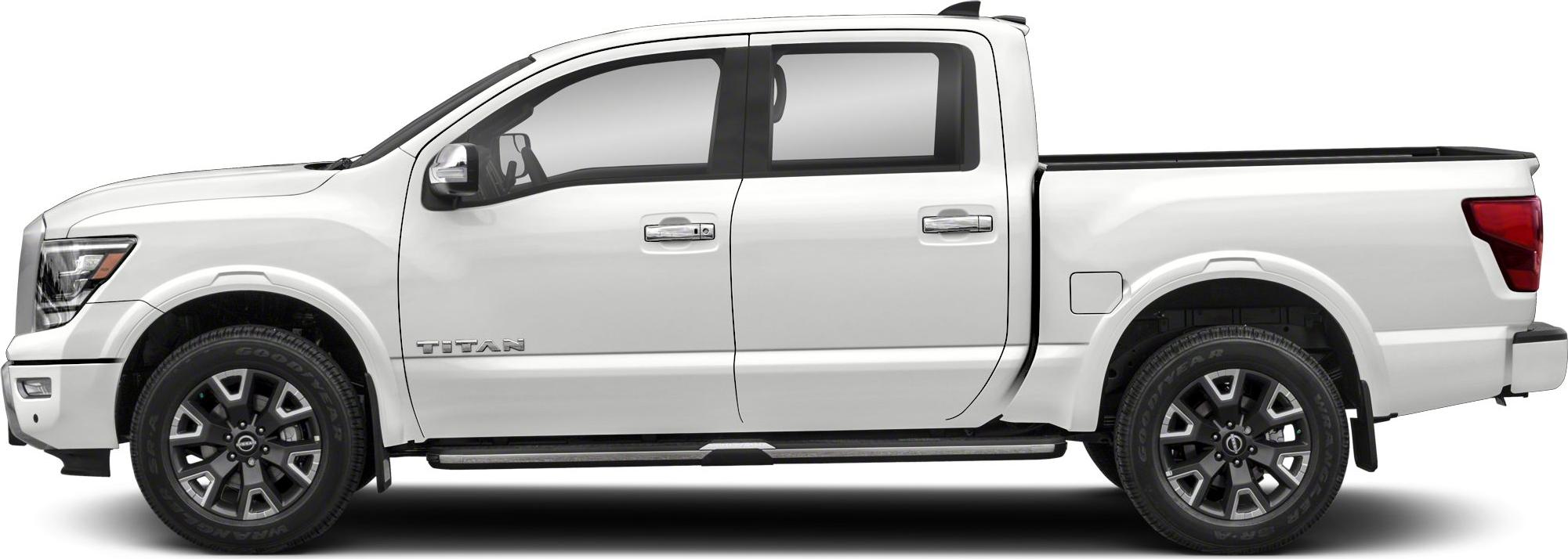Side profile of extended cab pickup with unique alloy wheels and dual rear doors