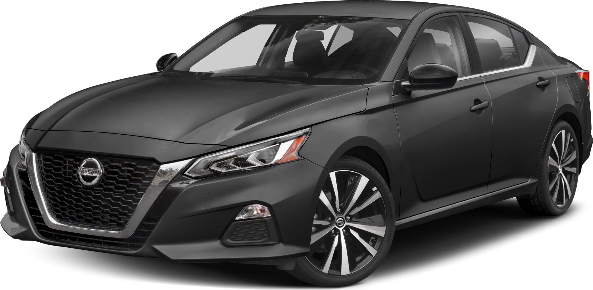 Sleek sedan front side featuring V-motion grille and angular LED headlights