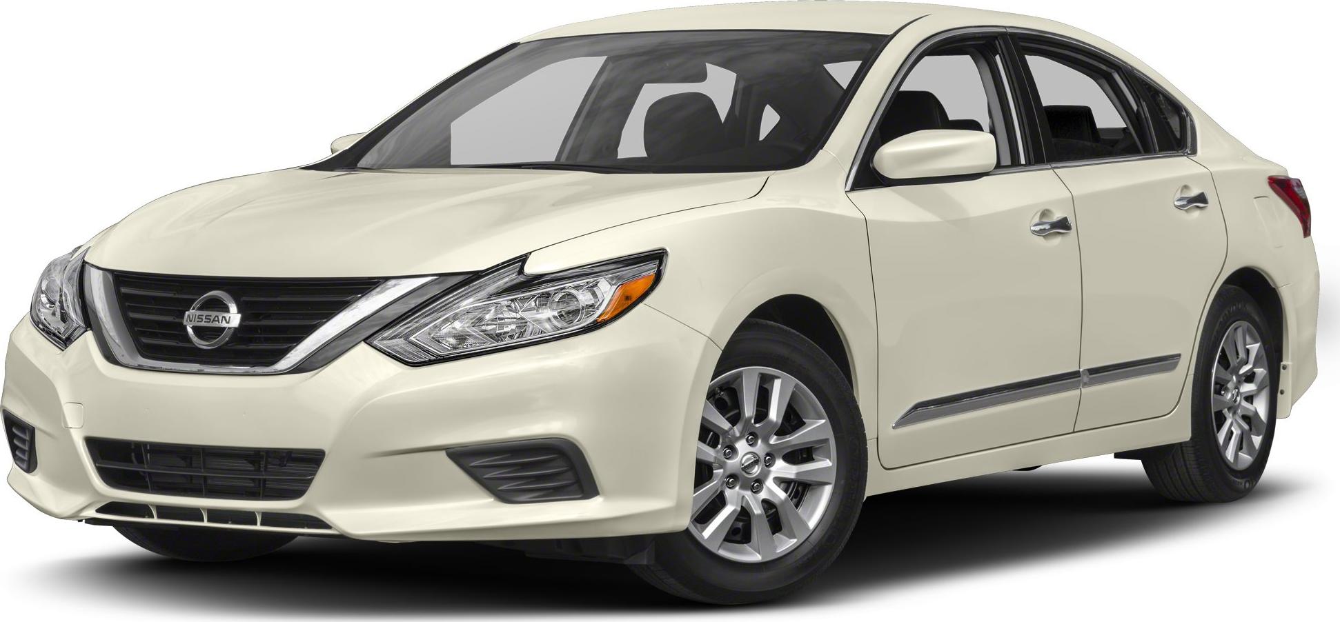 Sedan front and side view with LED headlights and alloy wheels