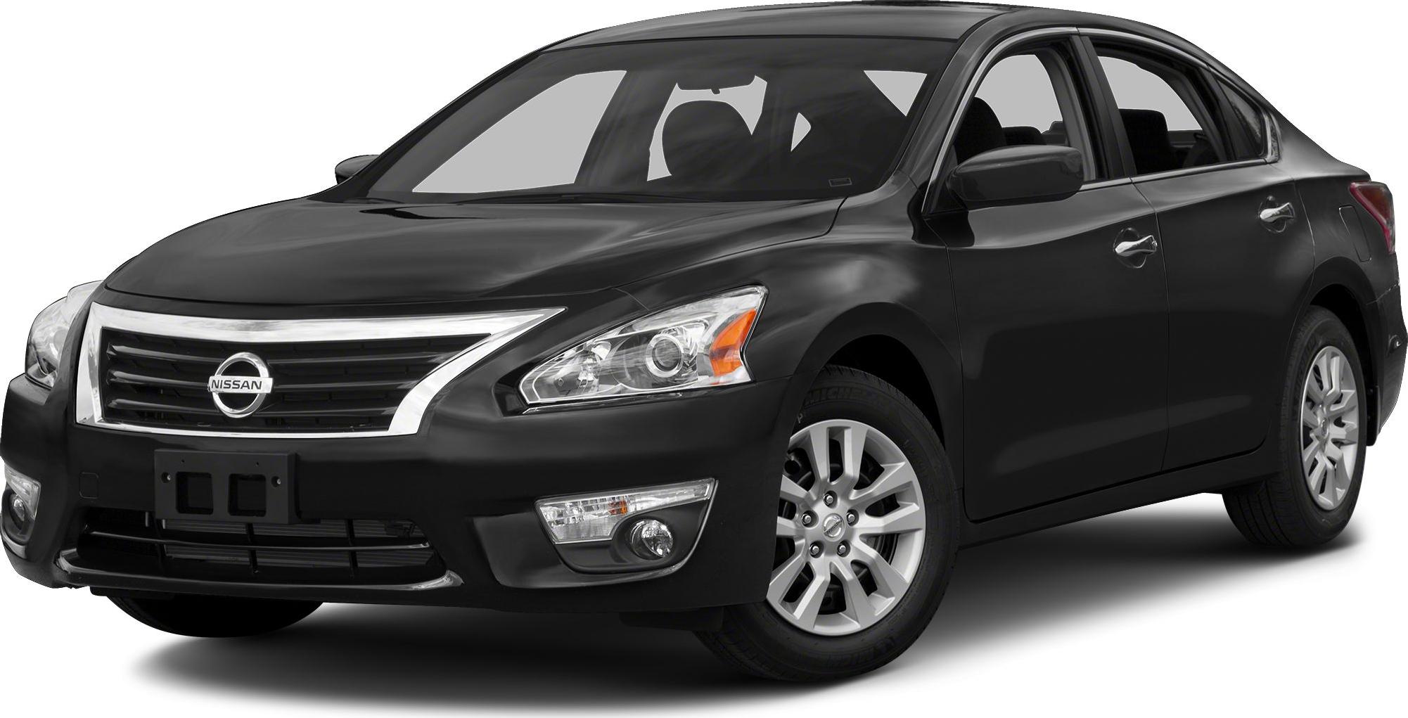 Front side view of a mid-size sedan with distinct grille and headlights