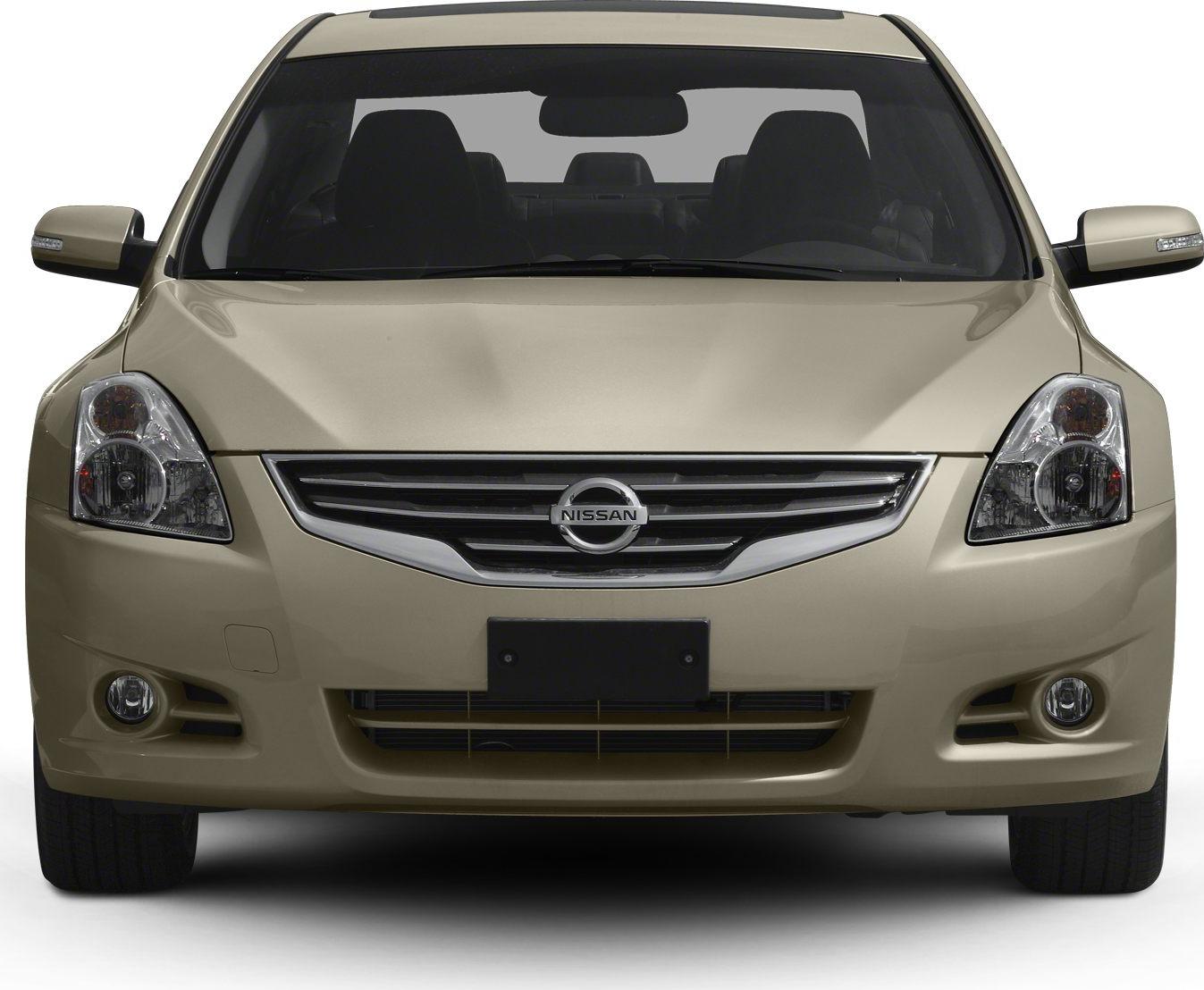Front view with chrome horizontal bar grille and clear headlamps