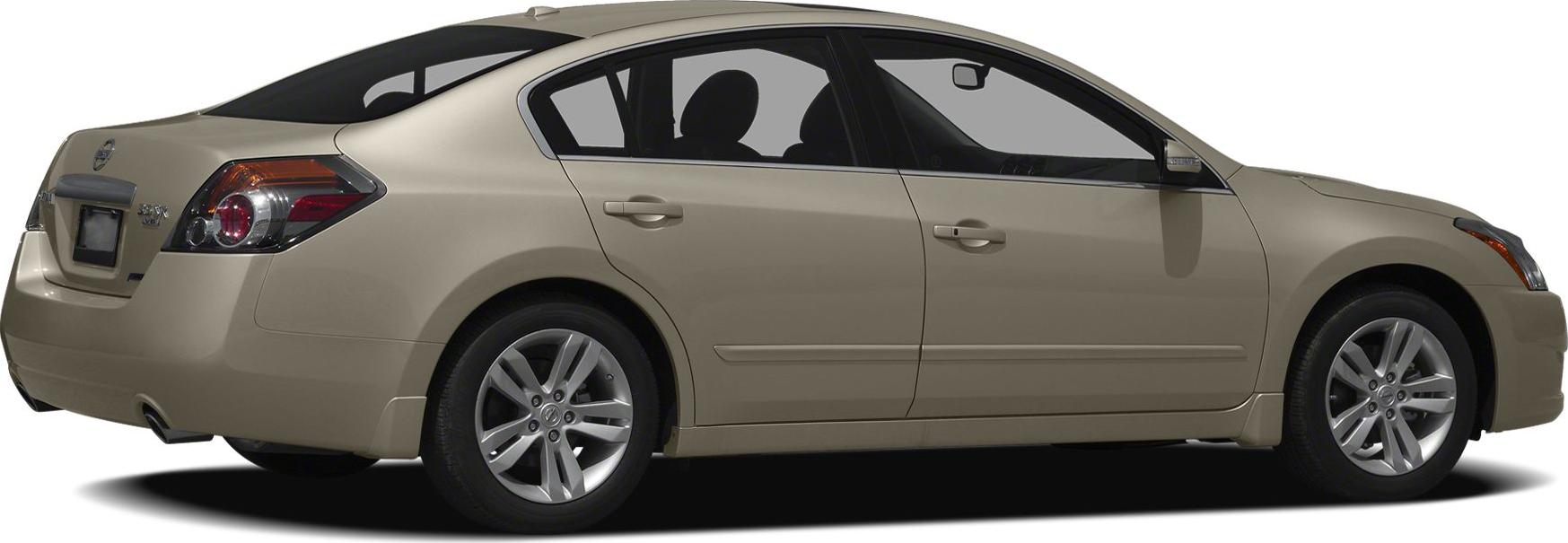 Side profile of a four-door sedan emphasizing rear-end and wheels